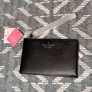 NWT ♠️ KATE SPADE Black Wristlet